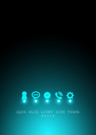 SUMMER AQUA BLUE LIGHT ICON THEME