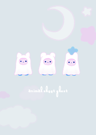 Animal Sheet Ghosts  - BP01 Gray