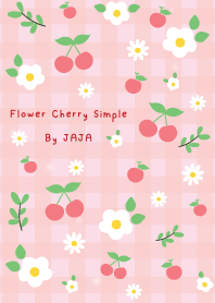 Flower Red Cherry Simple By JAJA