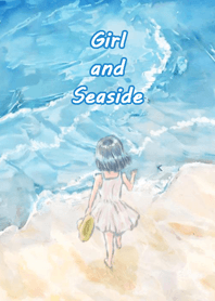 Girl and Seaside