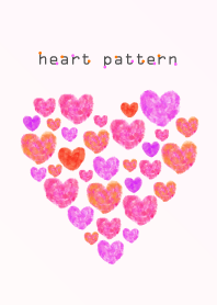 heart pattern1- watercolor-