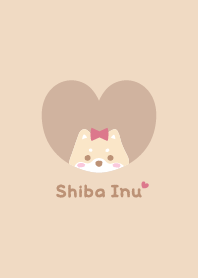 Shiba Inu2 Ribbon [OrangeYellow]