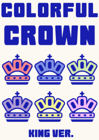 Colorful Crown KING (PairTheme)