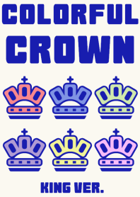 カラフル クラウン KING (ペアテーマ)