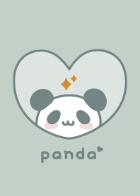 Panda Glitter - Dullness Green