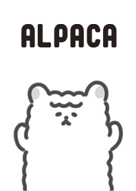 モノクロなアルパカ