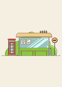 bus stop.