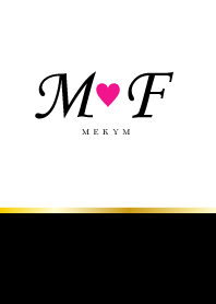 LOVE INITIAL-M&F イニシャル 20