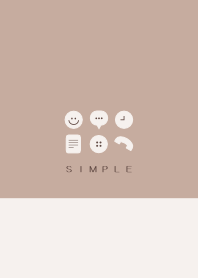 シンプル（beige brown)V.307