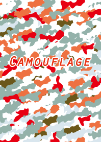 Camouflage Winter orange