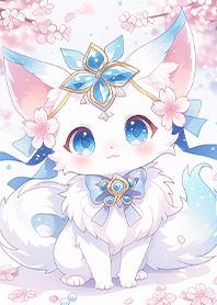 ⭐️夢幻櫻花寶石魔法貓❤️