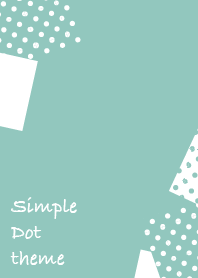 simple dot blue theme