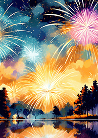 Beautiful Fireworks Theme#546