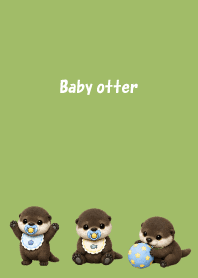 Baby otter moss green