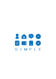 SIMPLE(white blue)V.689b
