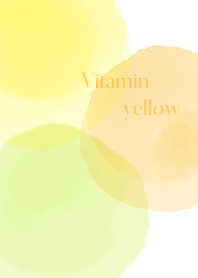 シンプル元気なビタミンカラー /黄色