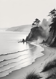 Misty tranquil lake 7CB6cF