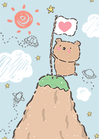 a little bear on the mountain