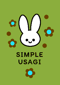 SIMPLE USAGI -FLOWER- THEME 115