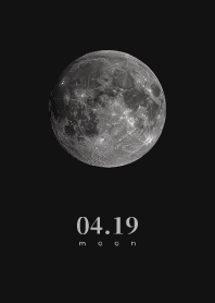 Moon - April 19th - Black