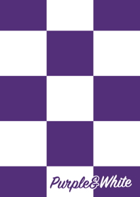 Simple Purple & White No.5