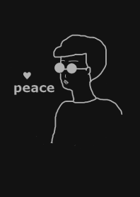 PEACE BOY (#06/black)