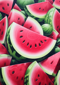 Watermelon fruits theme