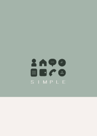 SIMPLE(beige green)V.326b