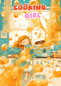 cute cooking girl theme - JP 12