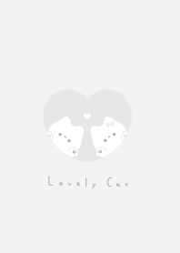 WH Cats in Heart(NL)/gray wh