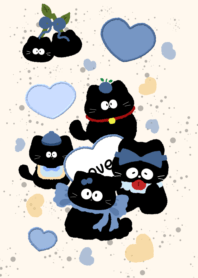 Black cats love each other1