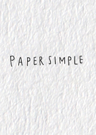 Simple paper.