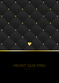 HEART QUILTING - GRAY BLACK 26