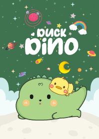 Dino&Duck Fat Cute Green