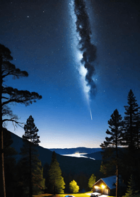 Bright Moon and Dawn 27741B