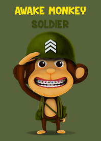 Awake Monkey Soldier