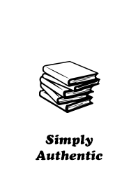 Simply Authentic Book White-Black
