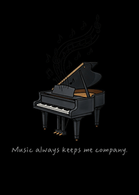 Lovely musical instruments(black)