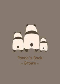 Panda's Back -Brown 9-