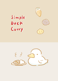 simple duck curry beige.