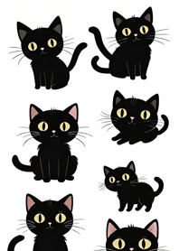 Shape-shifting Black Cat 5mUIe