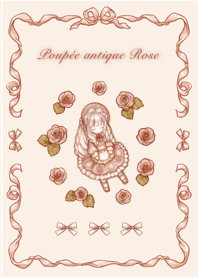 Poupée antique Rose