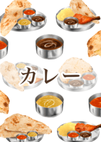 カレー です　ナン　インド