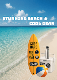 Stunning Beach and Cool Gear