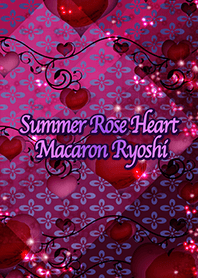 Summer Rose Heart Macaron Ryoshi