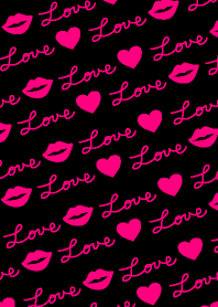 唇 LOVE ハート
