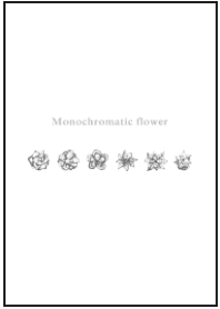 Monochromatic flower