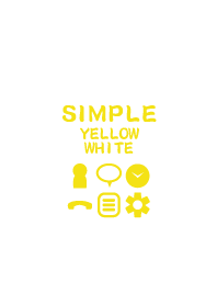 SIMPLE yellow×white