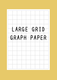 LARGE BLACK GRID GRAPH PAPER-DUSTY YELj