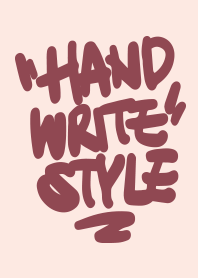 STRBROS - HANDWRITE 1.0 PINK 02